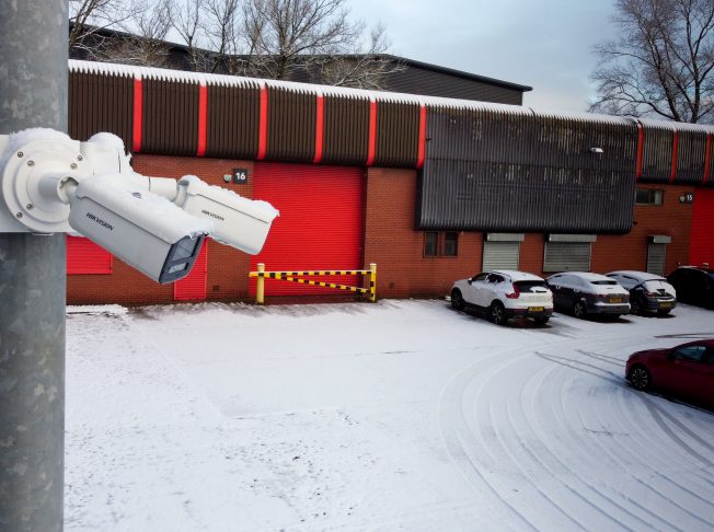 car park with CCTV